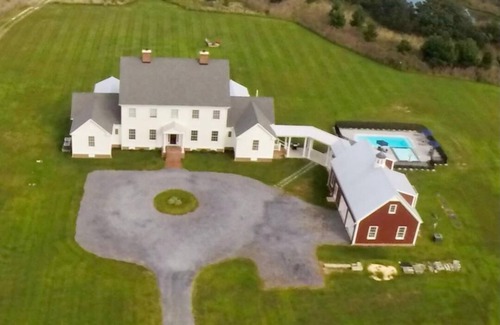 Wittman House | Waterfront Oyster Farmhouse Built 2018 with Pool/Fence and Dock-23 private acres