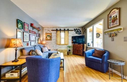 Rocky Mount House | Waterfront Ozarks Home with Hot Tub, Bar and Dock