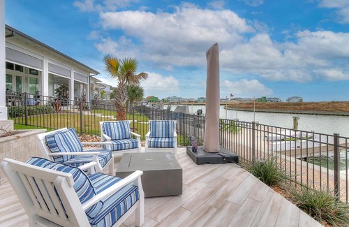 Rockport House | Waterfront Paradise, Private Pool & Dock, Poolside TV & Multi-TV Game Room