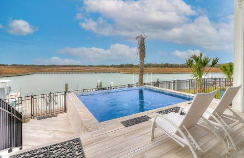 Rockport House | Waterfront Paradise, Private Pool & Dock, Poolside TV & Multi-TV Game Room