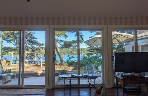 Wellfleet House | Waterfront, private beach on Great Pond.