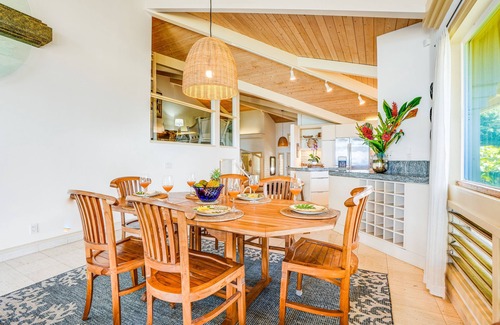 Poipu House | Waterfront retreat with gourmet kitchen, spacious lanai & W/D