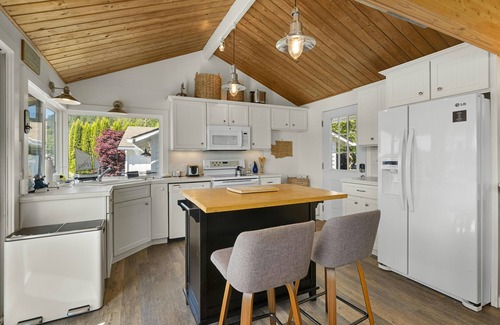 Belfair House | Waterfront Retreat with Private Beach, Oyster Beds & Large Deck