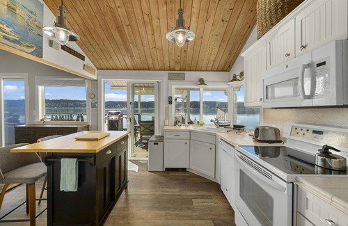 Belfair House | Waterfront Retreat with Private Beach, Oyster Beds & Large Deck