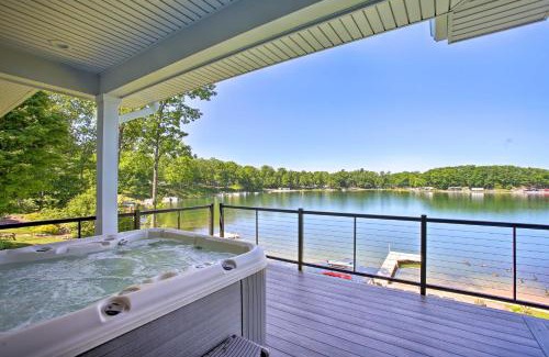 Traverse City House | Waterfront Silver Lake Home with Private 40 Dock!