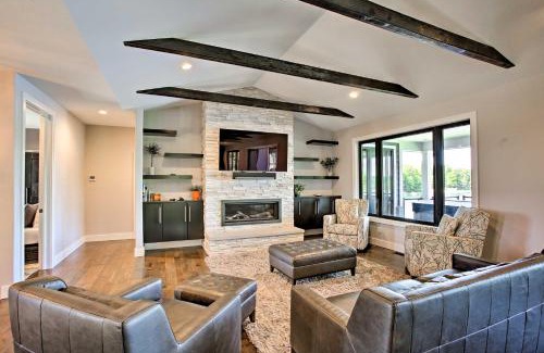 Traverse City House | Waterfront Silver Lake Home with Private 40 Dock!