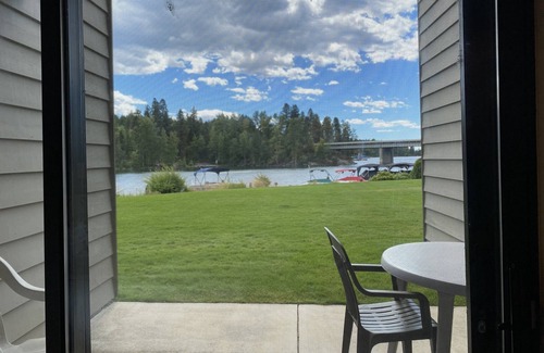 Bigfork Condo | Waterfront studio View of flathead Lake