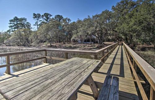Valona House | Waterfront Stunning Marsh Home- Private Dock