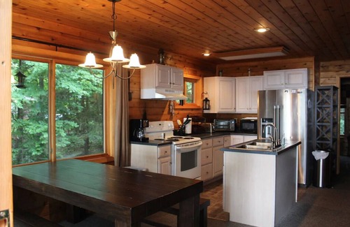 Sault Ste. Marie Cabin | Waterfront Sugar Island Cabin! Freighters, Fishing.