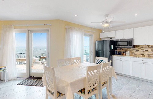 Midtown Ocean City House | Waterfront townhouse with bay views, pool, tennis, deck, grill, streaming, W/D