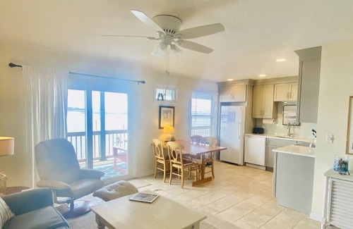 Chincoteague Condo | Waterfront Unit on Assateague Channel View with Floating Dock