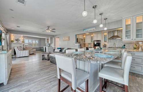 Beach Haven West House | Waterfront w/dock & hot tub, bring your boat/jet ski-5 minutes from beach-LBI!