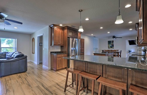 Winter Haven House | Waterfront Winter Haven Home with Dock & Hot Tub!