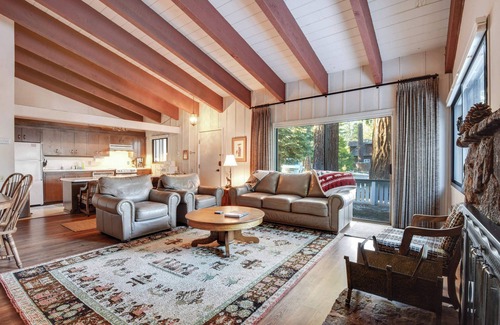 Tahoma House | Waters Edge Escape | Patio w/BBQ, Near Beach