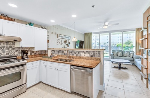 Fort Walton Beach Condo | Waterscape B218~Ground Level to Pool~1 Bedroom~Bunk House!