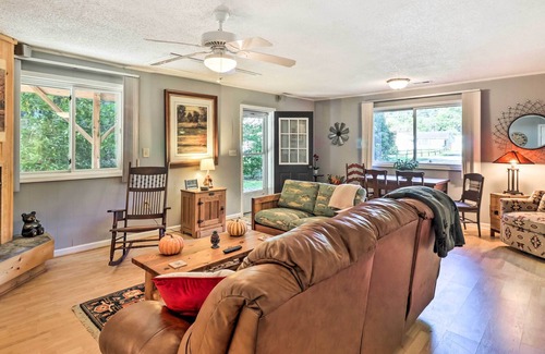 Waynesville Cottage | Waynesville Creekside Cottage: Outdoor Relaxation!