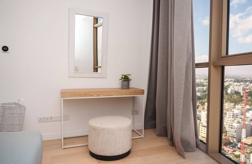 City Centre Apartment | WealthyStays: Sky Residence Nicosia