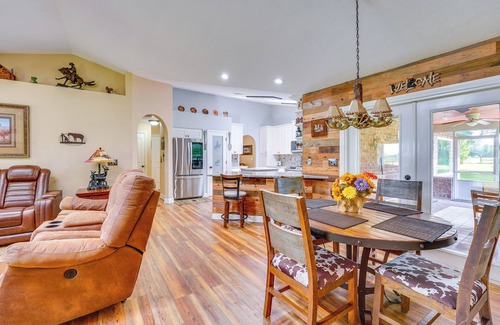 Alachua House | Welcoming Home w/Yard on 20 Acres in High Springs