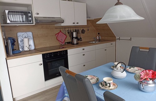 Ditzum Apartment | Well-kept apartment at the end of a quiet cul-de-sac with a view of the Ems dyke