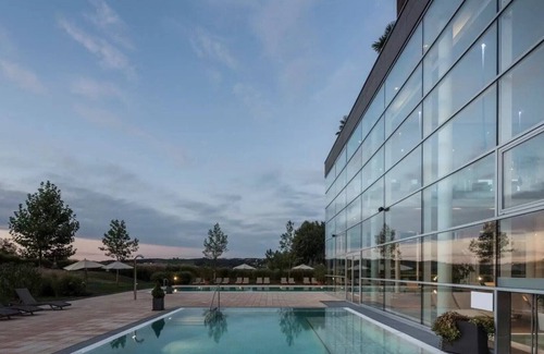 Bad Waltersdorf Apartment | Whirlpool Suite "Amadeus" - View - Far-reaching view - Golf & Wellness