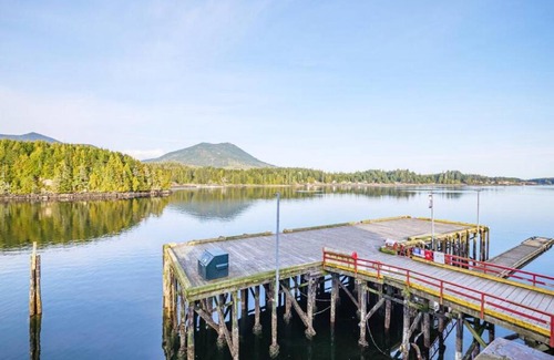 Ucluelet Apartment | Whisky Harbour, Downtown King Bed and Inlet View