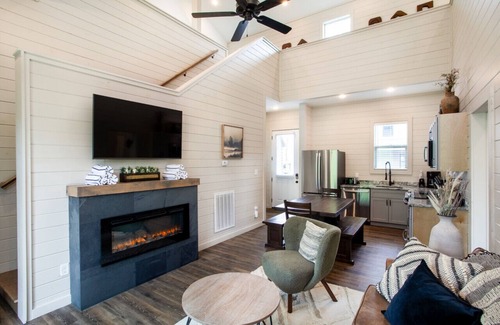 Sevierville Cabin | Whispering Pine w/Lake Access, Hot Tub, Foosball!