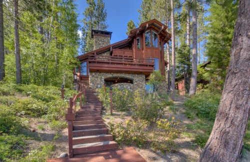 Tahoe City House | Whispering Pines by Tahoe Getaways - Lakefront w Private Pier, Buoy w Pool Table & Fireplace