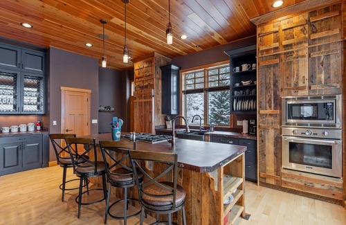 Whitefish House | Whitefish Lakefront Home w/Private Beach & Dock, Theatre Room & Hot Tub