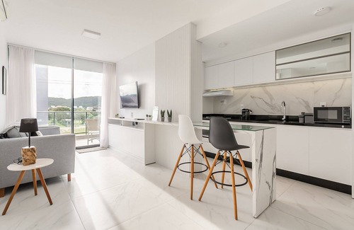 Jurere Apartment | WI-FI 100MB | Rooftop with Pool in Jurerê #JA23