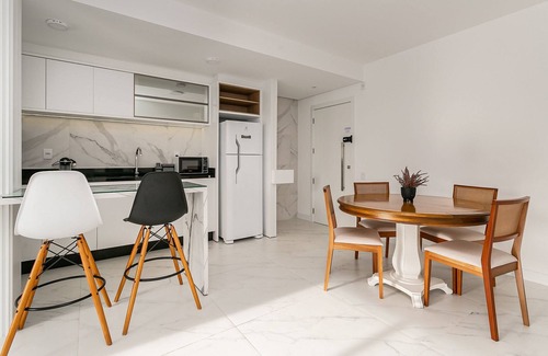 Jurere Apartment | WI-FI 100MB | Rooftop with Pool in Jurerê #JA23