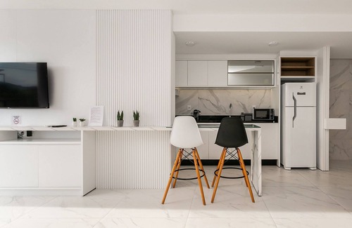 Jurere Apartment | WI-FI 100MB | Rooftop with Pool in Jurerê #JA23