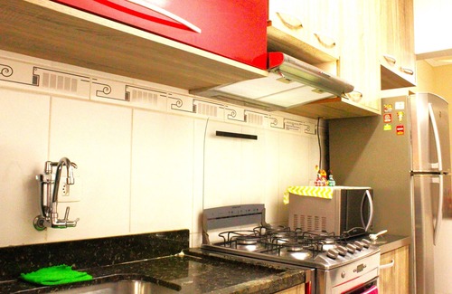 Canto do Forte Apartment | *Wi-Fi/Sea View! - NEW 1 BEDROOM - 100mts "FROM THE BEACH-GOURMET BALCONY"