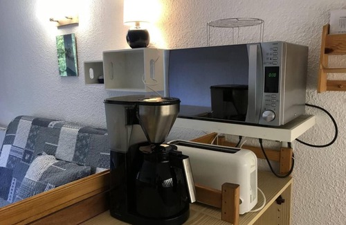 Correncon-en-Vercors Apartment | Wifi, ski-in/ski-out & foot of the slopes, 3rd floor, balcony, tv, 28m², Villard de Lans