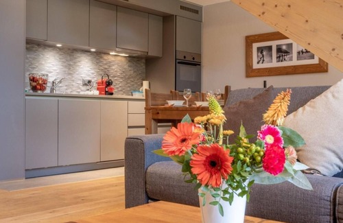 Vercorin Apartment | Wifi, ski-in/ski-out & foot of the slopes, sauna, hammam, tv, ski locker, 84m², Vercorin
