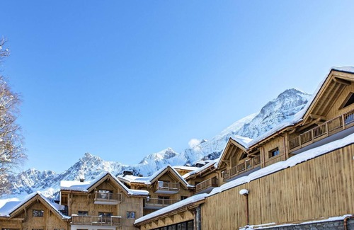 Les Houches Apartment | Wifi, view mountain, fitness, swimming pool, balcony, parking, tv, ski locker, 55m², Les Houches