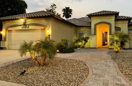Wildflower Ranch House | Wildflower Ranch Backyard Oasis with Pool & Spa