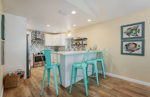 Anna Maria House | Willow Walk: 3 Homes to Beach! West of Gulf Dr, Pool, Poolside Lounge Area by Anna Maria Life