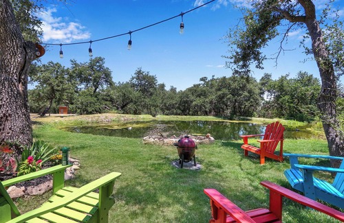 Wimberley Cabin | Windmill Ranch- Arbor Casita #3 I Hot tub, pond