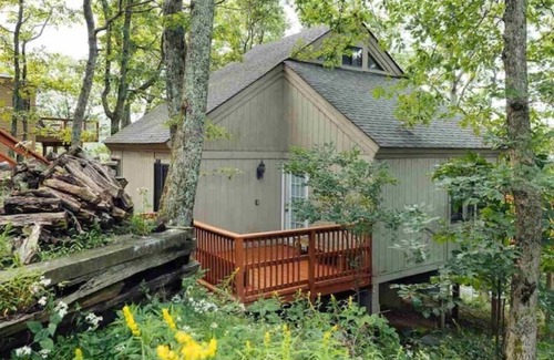 Treeloft Ski Chalet | WinterGreen Resort Chalet-Huge deck over Scenic View, 3 BR, 2 BA, Ski In/Ski Out