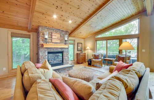 Almelund House | Wisconsin Vacation Rental with Fire Pit on Long Lake