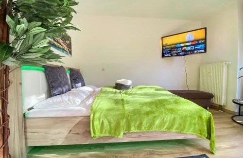 Eutritzsch Apartment | Wohlfühl-Apartment mit kostenfreier Tiefgarage, WiFi & Terrasse