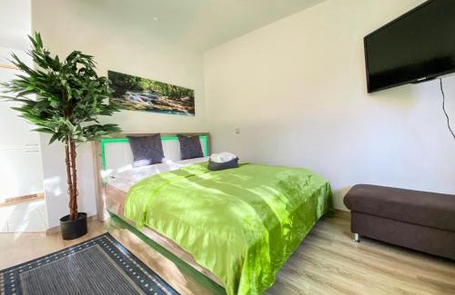 Eutritzsch Apartment | Wohlfühl-Apartment mit kostenfreier Tiefgarage, WiFi & Terrasse