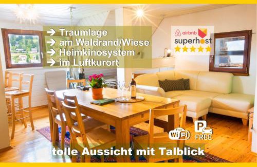 Todtnauberg Apartment | Wohlfühl-Ferienwohnung 80 qm, 8 Personen, Aussicht & Heimkino