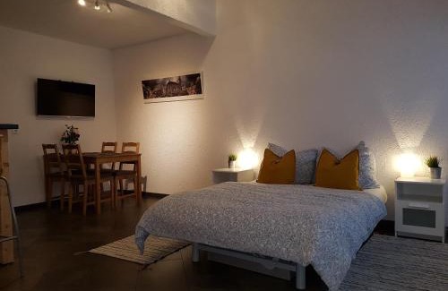 Piesteritz Apartment | Wohnen im ehemaligen Kaminstudio mit Klimaanlage