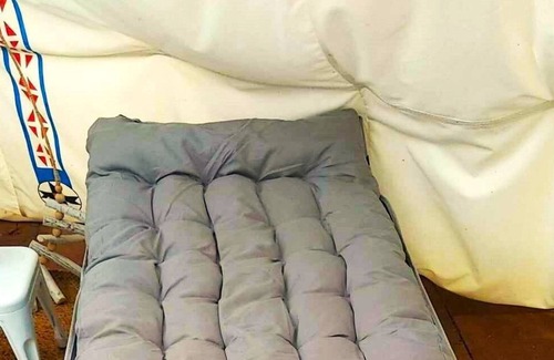 Cave Junction Apartment | Wolf Tipi -is a 16' camping tipi with padded cots - Sleeps up to 5 - Bring your own sleeping bags!