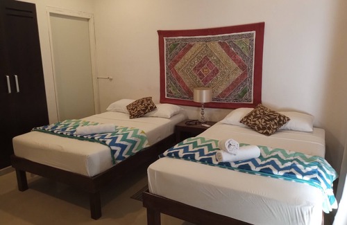 Tulum City Center Hotel | Wonderful 2 bedroom apartment with terrace in Tulum center, Bahamita