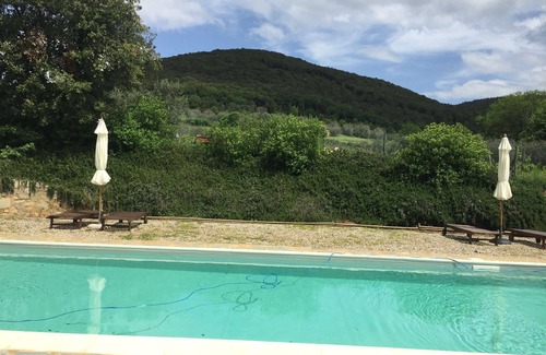 Villa A Sesta Villa | Wonderful private villa with pool, WIFI, A/C, TV, patio and panoramic view, close to Siena