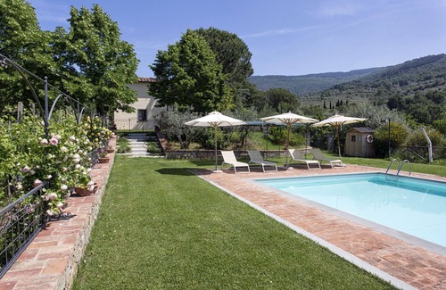 Cortona Villa | Wonderful private villa with private pool, WIFI, A/C, TV, patio, panoramic view, close to Cortona