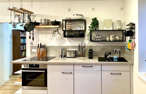 Loschwitz Condo | Wonderfully quiet vacation apartment with terrace, fireplace and sauna