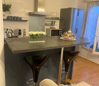 Deuil-la-Barre Apartment | WonderSuite appartement - centre ville avec parking couvert -15mn de Paris et 10 mn de Stade de France, wifi, Netflix